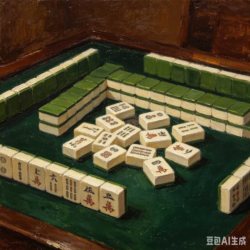 mahjong tile pushers and racks set